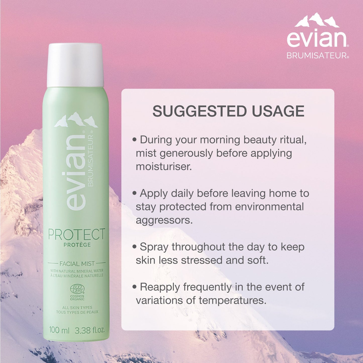 Evian® Facial Mist Protect 100ml